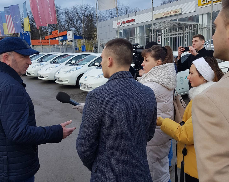 Відкриття електро таксі VOLTA у Кам'янець-Подільському
