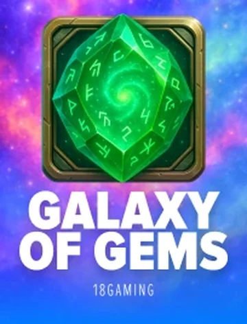 Galaxy of Gems slot cover from 18Gaming