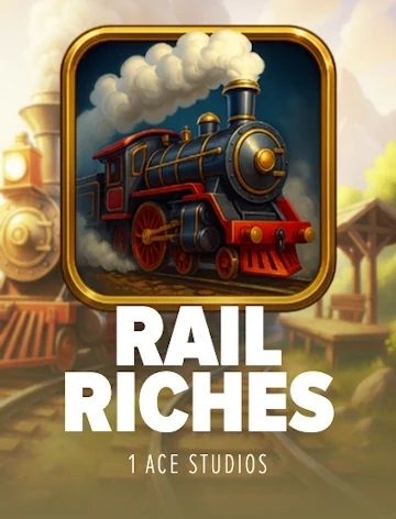 Rail Riches slot cover from 1Ace Studios